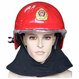 Red GA Standard Firefighting Helmet