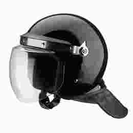 Black Anti Riot Helmet