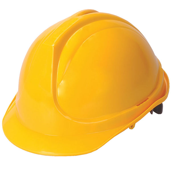 Yellow Industrial Safety Helmet