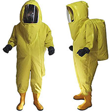 Heavy-duty Yellow Chemical protective suit