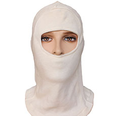 White Fire Safety Hood