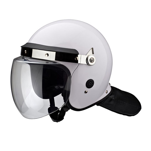 White Anti Riot Helmet